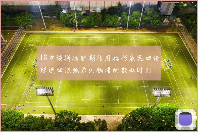 18岁埃斯特旺期待用精彩表现回馈球迷回忆绝杀利物浦的激动时刻